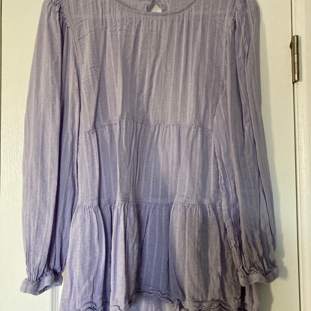 AE Tiered Babydoll Blouse